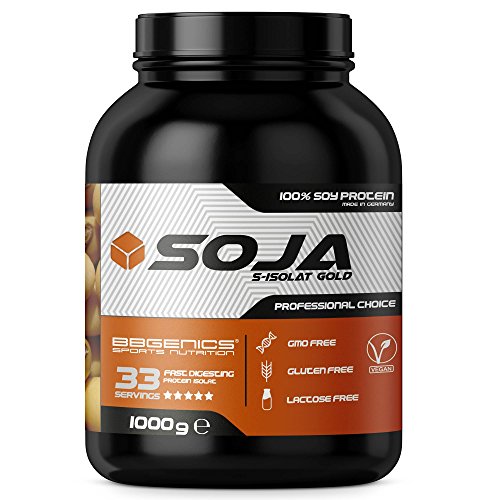 Soja Isolate GOLD * 100% vegan & laktosefrei * 1 kg * ohne Gentechnik